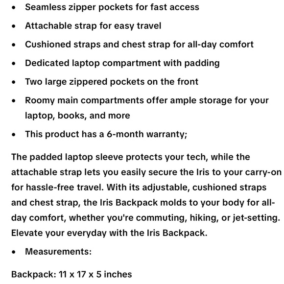 Full-size backpack - Picture 2 of 2